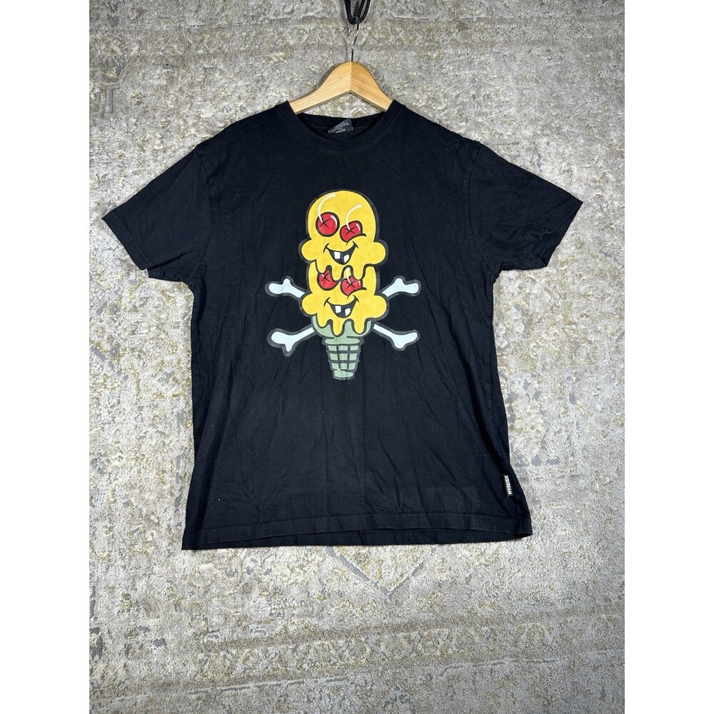 BBC ICECREAM Two Scoops Short Sleeve Tee - Black - Men's Size Large